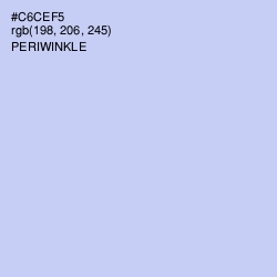 #C6CEF5 - Periwinkle Color Image