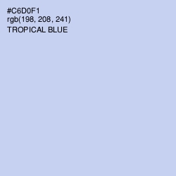 #C6D0F1 - Tropical Blue Color Image