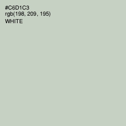 #C6D1C3 - Sea Mist Color Image
