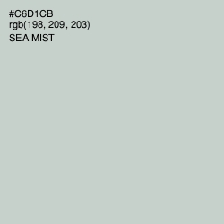 #C6D1CB - Sea Mist Color Image