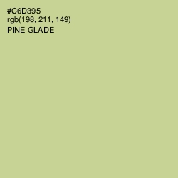 #C6D395 - Pine Glade Color Image