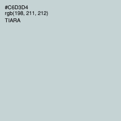 #C6D3D4 - Tiara Color Image