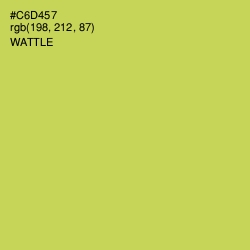 #C6D457 - Wattle Color Image