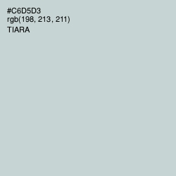 #C6D5D3 - Tiara Color Image