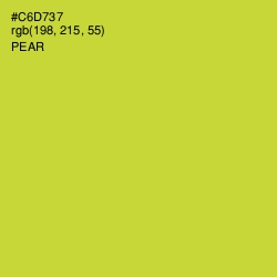 #C6D737 - Pear Color Image