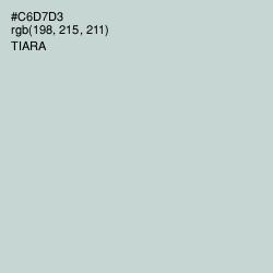 #C6D7D3 - Tiara Color Image