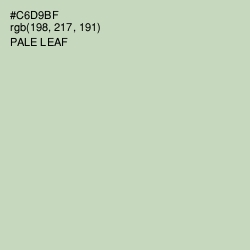 #C6D9BF - Pale Leaf Color Image