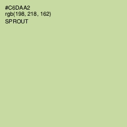 #C6DAA2 - Sprout Color Image