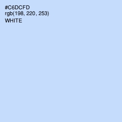 #C6DCFD - Tropical Blue Color Image