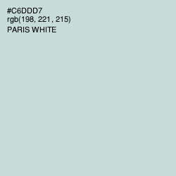 #C6DDD7 - Paris White Color Image