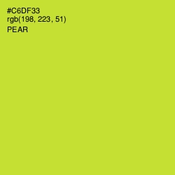 #C6DF33 - Pear Color Image