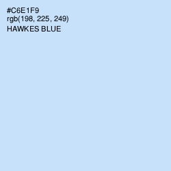 #C6E1F9 - Hawkes Blue Color Image