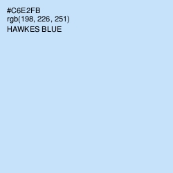 #C6E2FB - Hawkes Blue Color Image