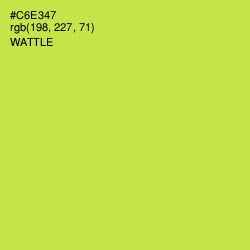 #C6E347 - Wattle Color Image