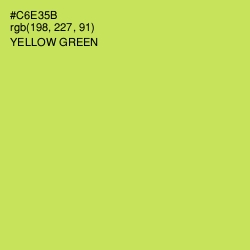 #C6E35B - Yellow Green Color Image