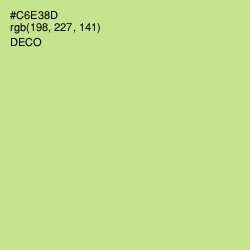 #C6E38D - Deco Color Image