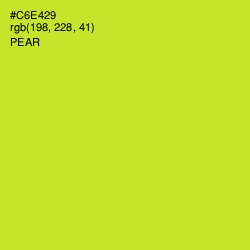 #C6E429 - Pear Color Image