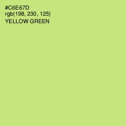 #C6E67D - Yellow Green Color Image
