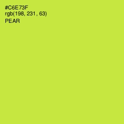 #C6E73F - Pear Color Image