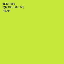 #C6E83B - Pear Color Image