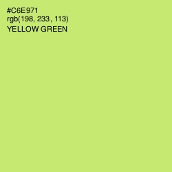 #C6E971 - Yellow Green Color Image