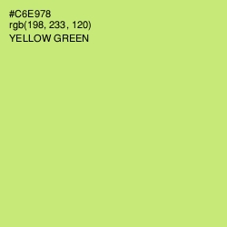 #C6E978 - Yellow Green Color Image