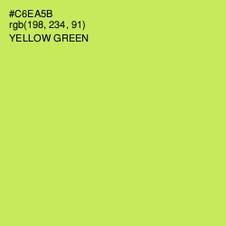 #C6EA5B - Yellow Green Color Image