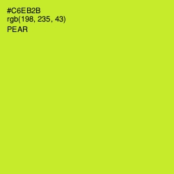 #C6EB2B - Pear Color Image
