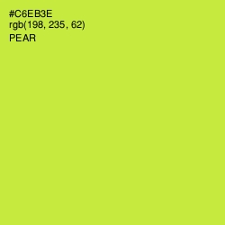 #C6EB3E - Pear Color Image