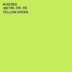 #C6EB5D - Yellow Green Color Image
