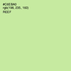 #C6EBA0 - Reef Color Image