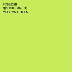 #C6EC5B - Yellow Green Color Image