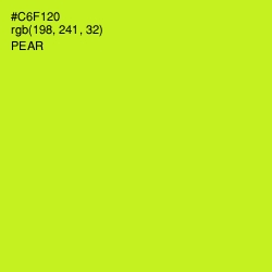 #C6F120 - Pear Color Image