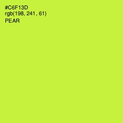 #C6F13D - Pear Color Image