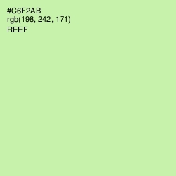 #C6F2AB - Reef Color Image