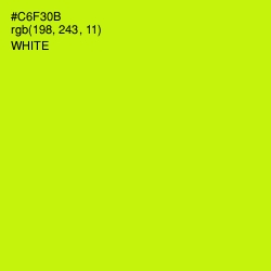#C6F30B - Electric Lime Color Image