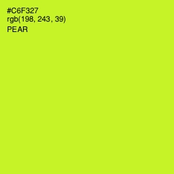#C6F327 - Pear Color Image