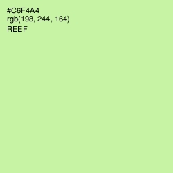 #C6F4A4 - Reef Color Image