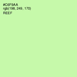 #C6F9AA - Reef Color Image