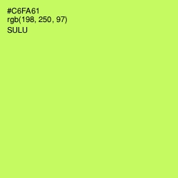 #C6FA61 - Sulu Color Image
