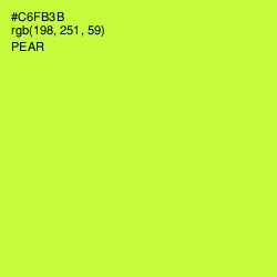 #C6FB3B - Pear Color Image