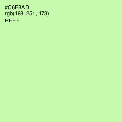 #C6FBAD - Reef Color Image