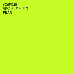 #C6FC25 - Pear Color Image