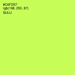 #C6FD57 - Sulu Color Image