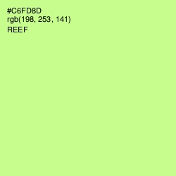 #C6FD8D - Reef Color Image