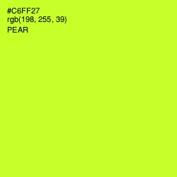 #C6FF27 - Pear Color Image