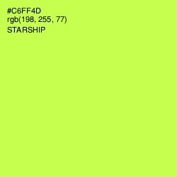 #C6FF4D - Starship Color Image