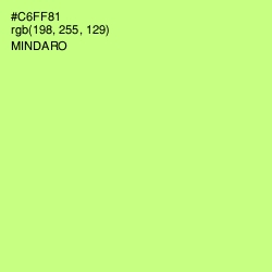 #C6FF81 - Mindaro Color Image