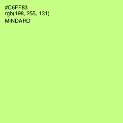 #C6FF83 - Mindaro Color Image