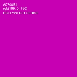 #C700B4 - Hollywood Cerise Color Image